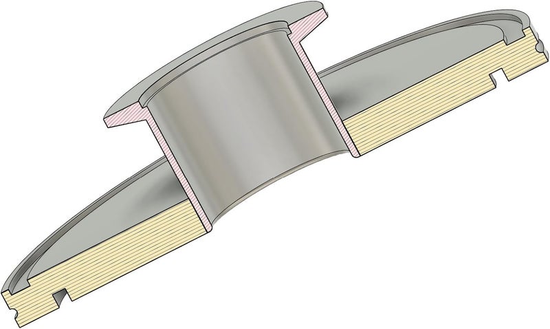 BROWNIAN MOTION TECHNOLOGY ISO-K 160 flange to KF50 flange reducer converter adapter - Image 3